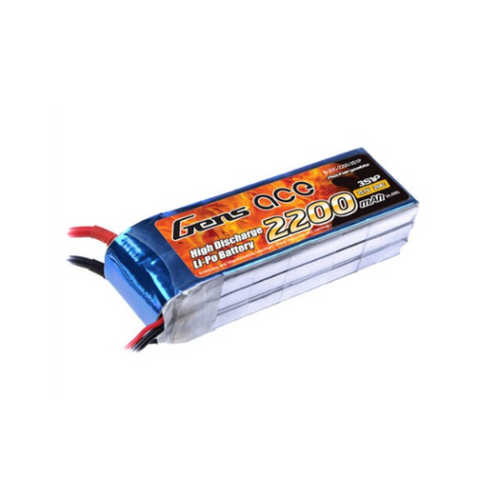 Gens Ace 2200mAh 20C 11.1V Soft Case Lipo Battery