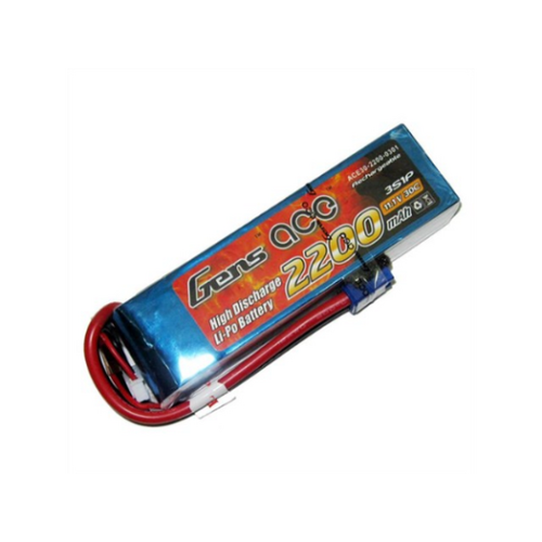 Gens Ace 2200mAh 30C 11.1V Soft Case Lipo Battery (EC3 Plug)