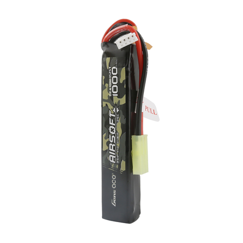 Gens Ace 3S Airsoft 1000mAh 11.1V 25C Soft Case LiPo Battery (Tamiya) - GEA10003S25T