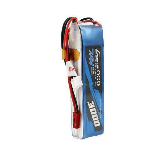 Gens Ace 2S 3000mAh 7.4V TX Soft Case Lipo Battery (JST) - GEA30002STXJ