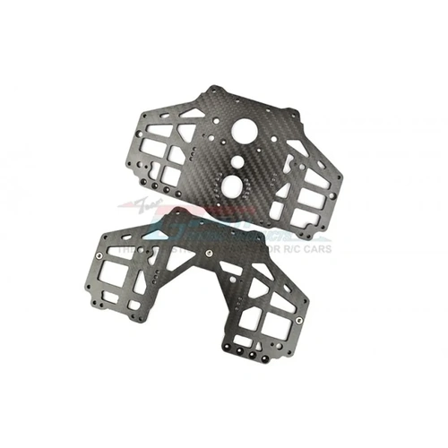 GPM 1/10 Losi LMT 4WD Solid Axle Monster Truck Carbon Fibre Side Panels 2Pcs