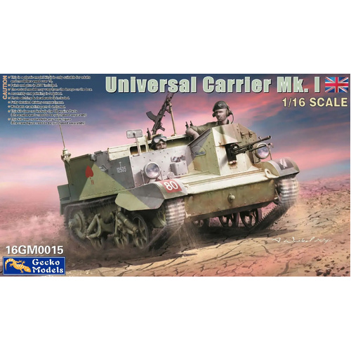 Gecko 1/16 Universal Carrier Mk.I Plastic Model Kit