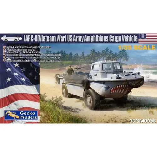 Gecko GM35038 1/35 LARC-V (Vietnam War) US Army Amphibious Cargo Vehicle Plastic Model Kit