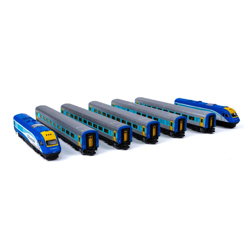 Gopher Models N Scale New South Wales XPT 7pc Set Countrylink Blue (With Logo) Livery (2018/2015)