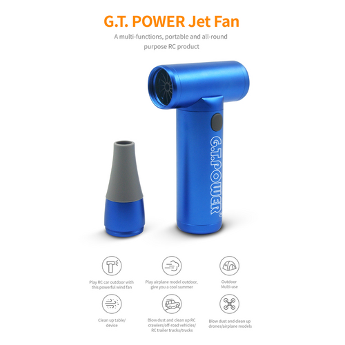 G.T. Power Jet Fan Super Blower BLUE