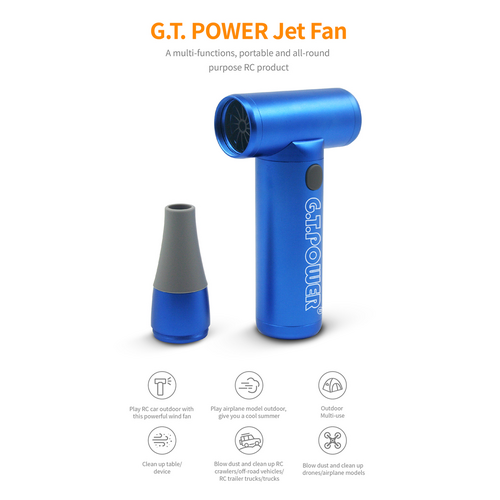 G.T. Power Jet Fan Super Blower Orange