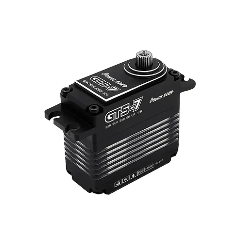 Power HD Black Aluminium GTS-7 Standard 70kg 8.4V HV Brushless Metal Geared Servo