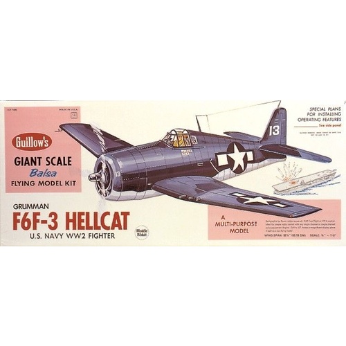Guillows Hellcat 3/4 Scale Model Kit