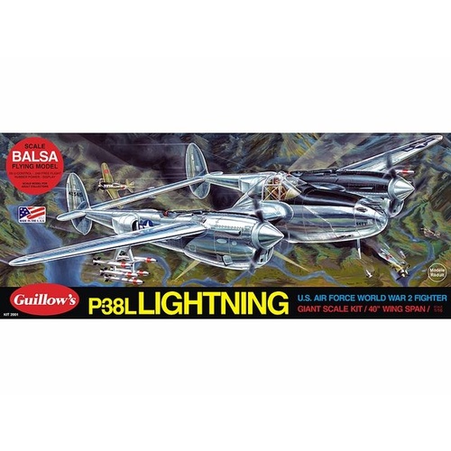 Guillows P-38 Lightning 1:16 Scale *