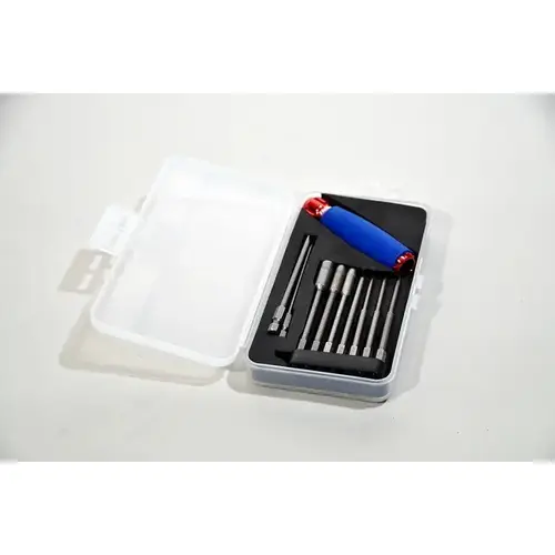 Tool Set tip with handle/case 9pce