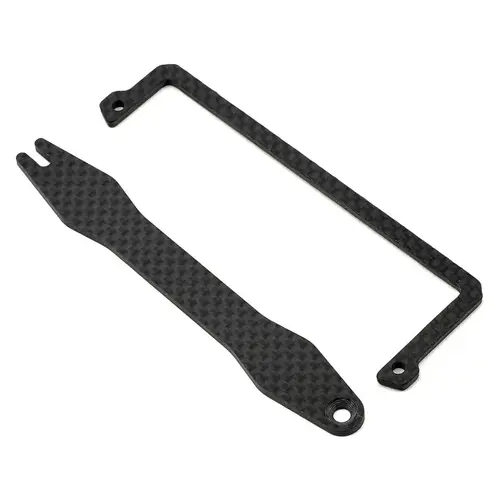 HB Racing Carbon Battery Holder Set (Shorty) HB112748