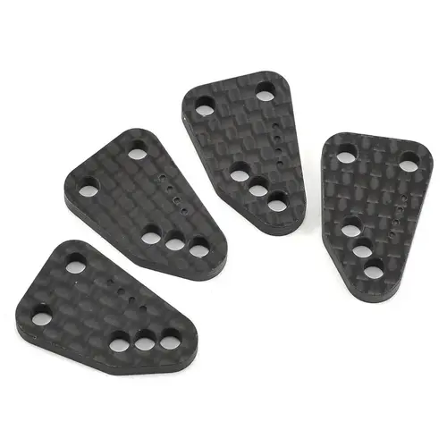 HB Racing Carbon Fiber Rear Hub Carrier Arm Set (Type 4) HB114730