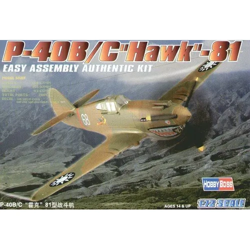 Hobbyboss 1:72 P-40B/C Hawk-81A