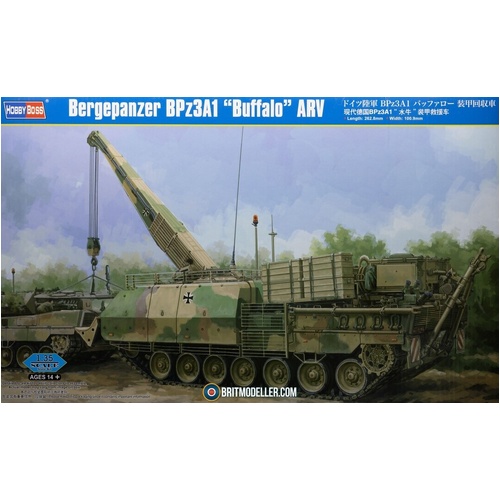 HobbyBoss 1/35 Bergepanzer BPz3A1 ÛÏBuffalo۝ ARV Plastic Model Kit