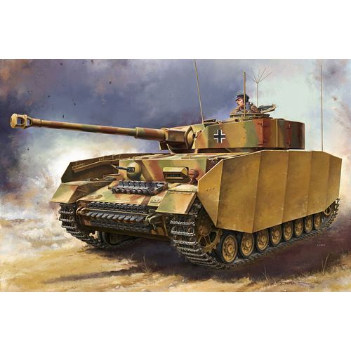 HobbyBoss 1/48 German Pz.Kpfw. IV Ausf.J Medium Tank Plastic Model Kit - HB84842