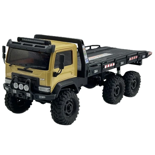 HobbyPlus CR-18P Arktos V1.5 1/18 6x6 RTR Flatbed RC Truck - Tan