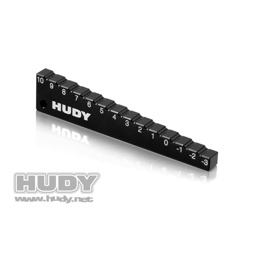 HUDY CHASSIS DROOP GAUGE -3.0-10MM FOR 1/10 CARS (10MM) - HD107712