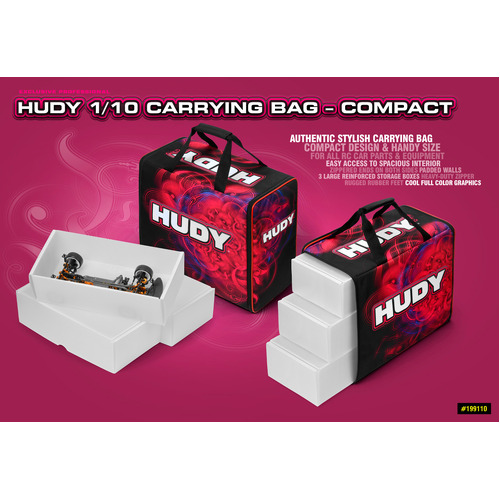 HUDY 1/10 CARRYING BAG - COMPACT - HD199110