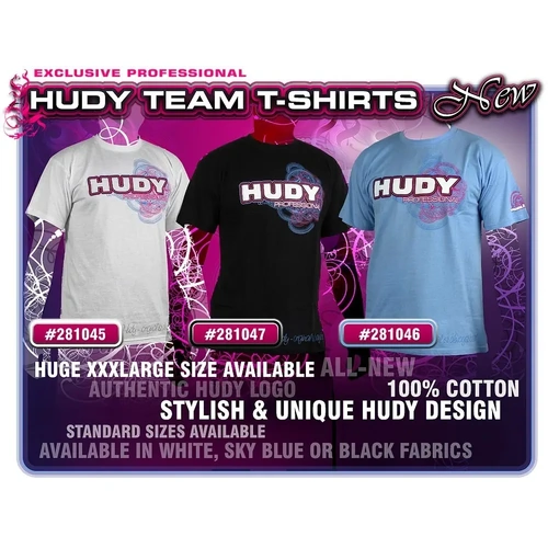 HUDY T-SHIRT - SKY BLUE XXL - HD281046XXL