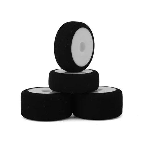 HackFab Losi Micro-B Foam Tires (4) (White)