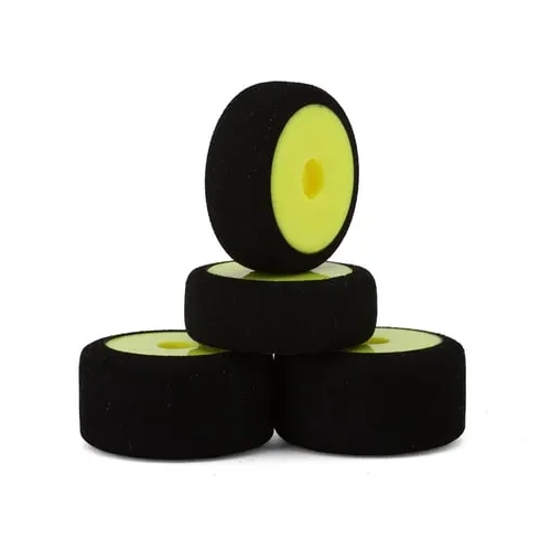 HackFab Losi Micro-B Foam Tires (4) (Yellow)
