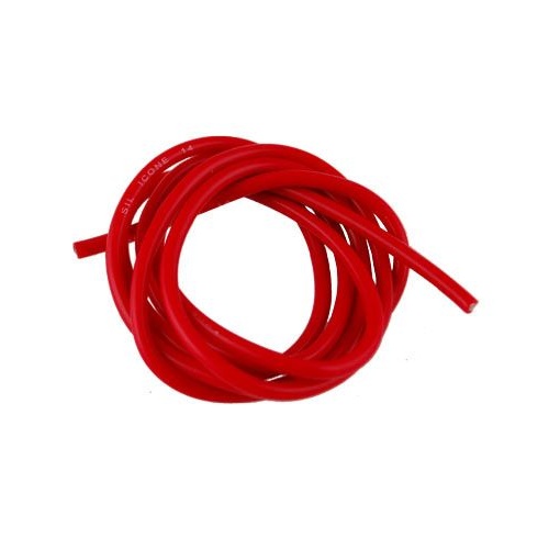 HHQ Silicone Wire 14Awg Red No Conn 1 Mtr