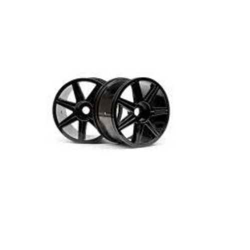 HPI 101156 7 Spoke Black Chrome Trophy Truggy Wheel