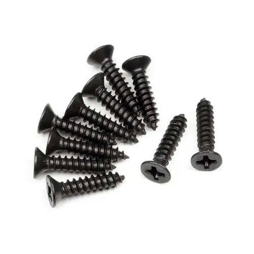 HPI 101245 TP. Flat Head Screw M3*14mm (10Pcs)