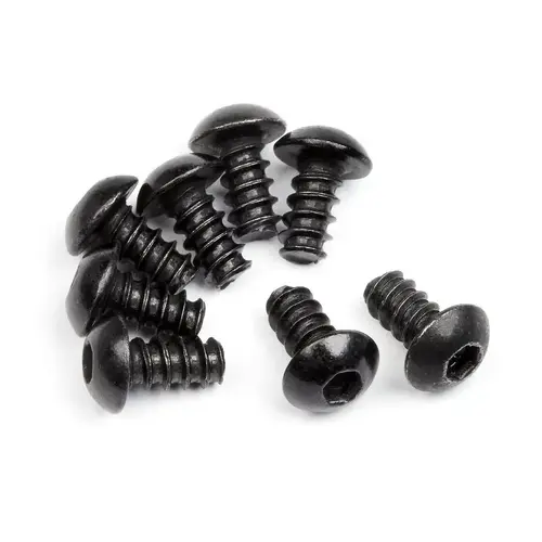 HPI 103672 TP. Button Head Screw M3X6mm (Hex Socket/8Pcs)