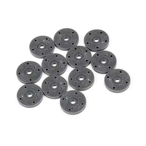 HPI 107367 4 And 5 Hole Shock Piston Set (1.2,/1.3/1.4mm)