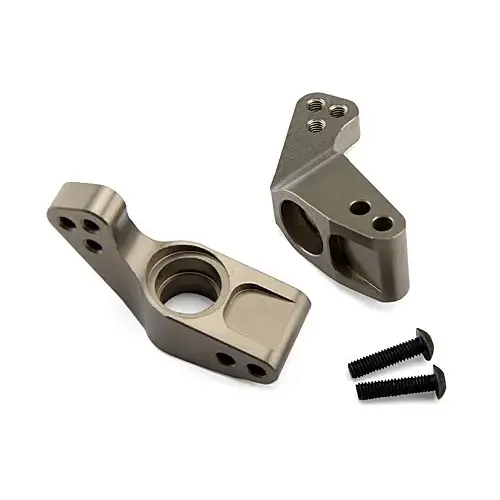 HPI 108021 Aluminum Rear Hub Carrier Set (0 Deg/Hard Anodize)