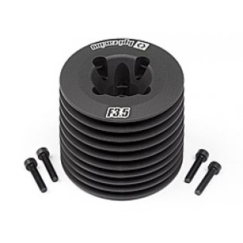 HPI 111609 Aluminum Heatsink Head (Black/F3.5 V2)