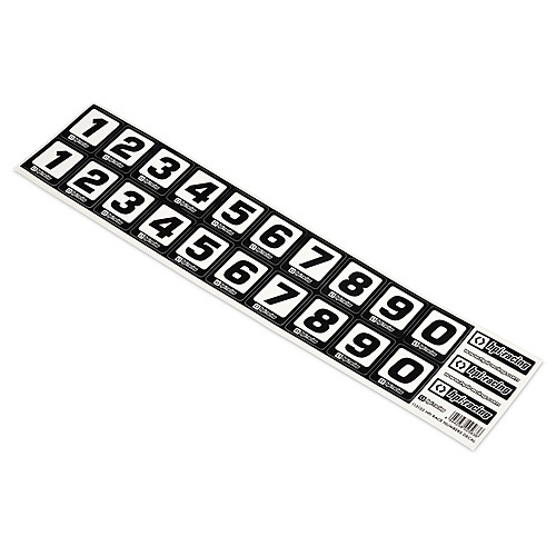 HPI 113133 Race Numbers Decal