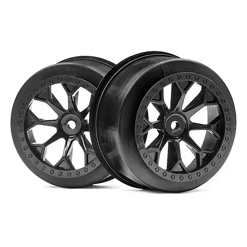 HPI 116521 8-Shot SC Wheel (Black/2Pcs)
