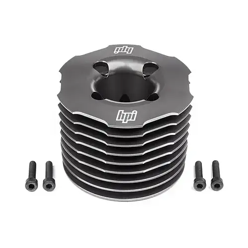 HPI 117268 Aluminum Heatsink Head (Gunmetal/F5.9)