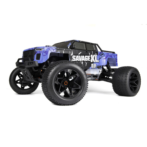 HPI 1/8 Savage XL 5.9 GTXL-6 - Blue Nitro Monster Truck - HPI-160586
