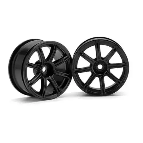 HPI 3306 Work Emotion XC8 Wheel 26mm Black (3mm Offset)