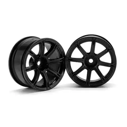 HPI 3307 Work Emotion XC8 Wheel 26mm Black (6mm Offset)