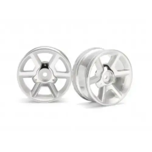 HPI 33471 GT Wheel Silver (6mm Offset/2Pcs)