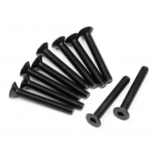 HPI Z090 Flat Head Screw M3X22mm (Hex Socket/10Pcs)