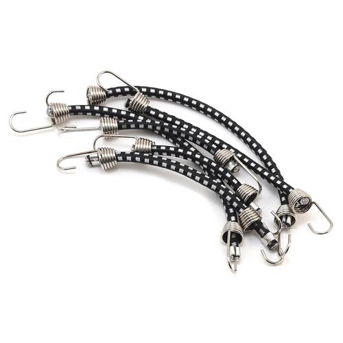 Hot Racing 1/10 Scale Bungee Cord Set (Black/White) (6)