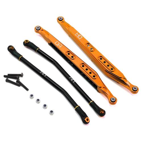 Hot Racing Axial Yeti Aluminum Rear Link Set (Orange)