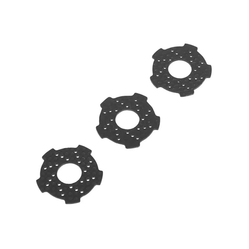 Hot Racing 1.5mm Nero Graphite SS Wave Slipper Pads (3)