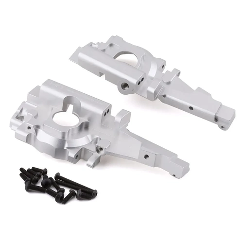 Hot Racing Traxxas Revo 3.3 Secure Lock Rear Bulkhead (Silver)