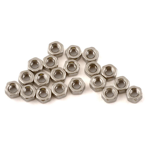 Hot Racing 1.4mm Stainless Steel Hex Nut (20) (SCX24/AX24)