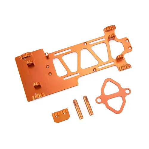 HSP Kulak Orange Aluminium Chassis w/ Battery Mount