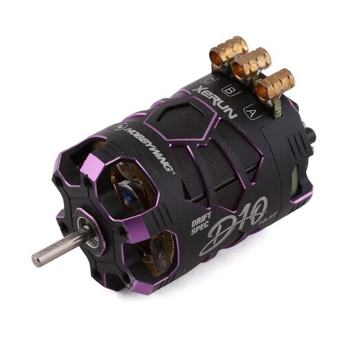 Hobbywing 30401136 Xerun D10 Drift Brushless Motor (10.5T) (Purple)