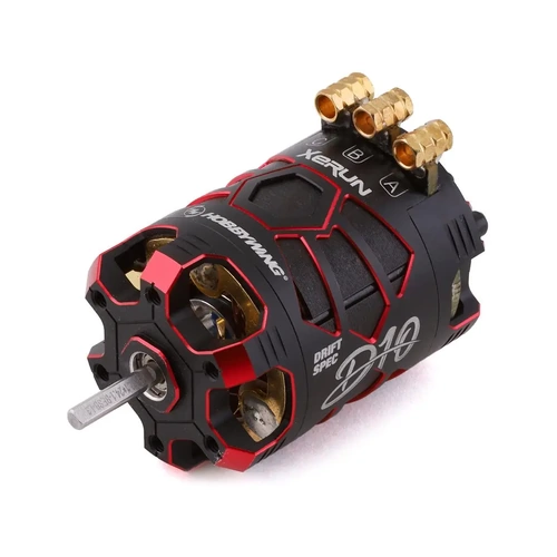 Hobbywing 30401138 Xerun D10 Drift Brushless Motor (13.5T) (Red)