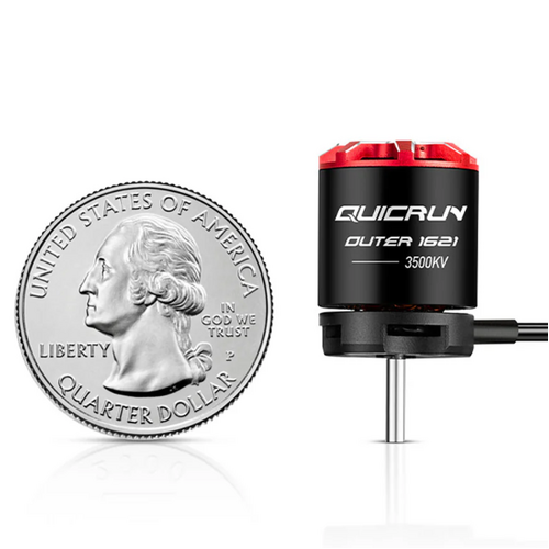 Hobbywing QUICRUN Outer 1621SL 3500KV Black 1/24 Scale Crawler - HW30404850