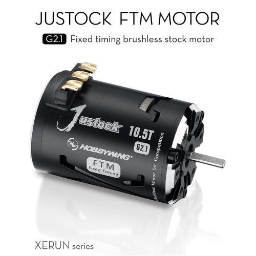 Hobbywing 30408010 XERUN Justock 3650 SD G2.1 Sensored Brushless Motor (13.5T)